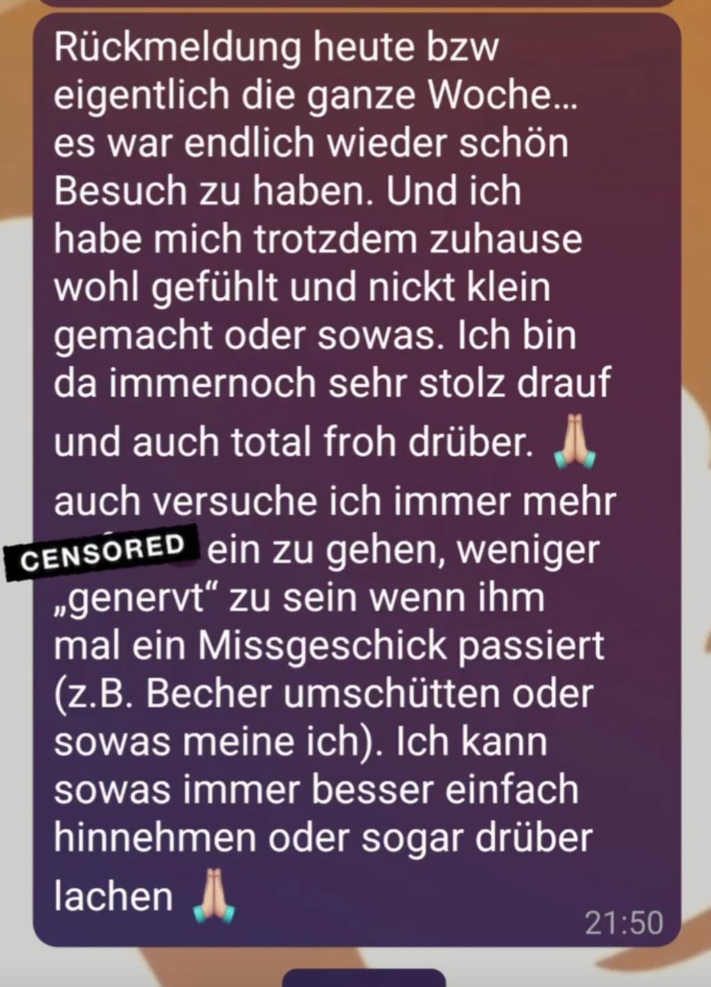 Feedback zum Wutkurs